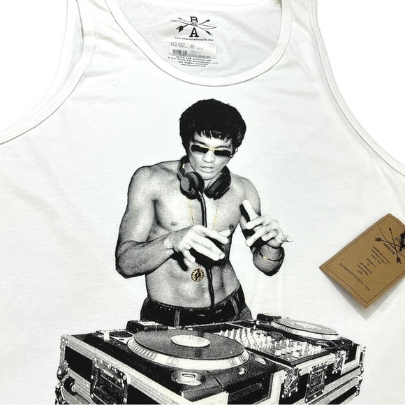NWT Bow & Arrow Bruce Lee DJ Womens Muscle Tank MMA Dragon Avengers Woman’s XL - Picture 5 of 10